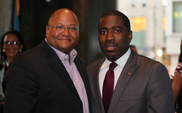 Donovan Pepper and Hon. Marcus Evans