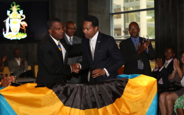 Hon. Frederick Mitchell and Consul Fountain