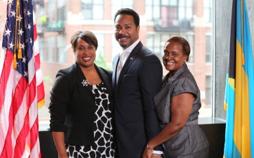 Hon. Toi Hutchinson, Phyllis Hayes and Consul Fountain