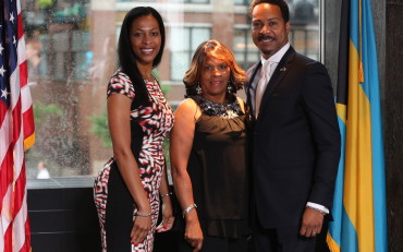 Mrs. Tanya Fountain, Mrs. Rhonda Mathews and Consul Fountain