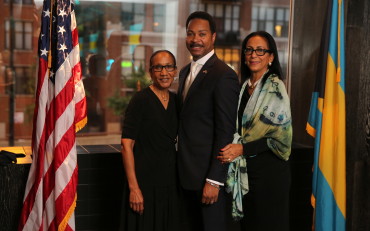 T. Michelle White, Hon. Jacqueline Collins and Consul Fountain